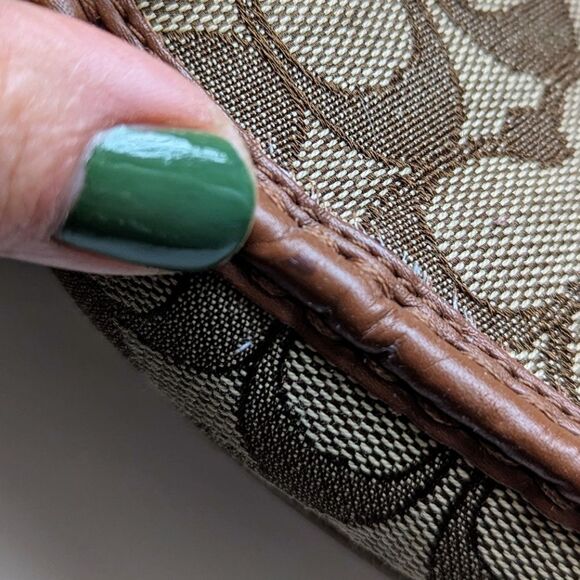 Coach Lock Up Driver Slip On Khaki Saddle Brown Loafers 8 - Picture 15 of 16